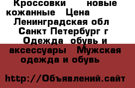 Кроссовки NIKE новые кожанные › Цена ­ 2 500 - Ленинградская обл., Санкт-Петербург г. Одежда, обувь и аксессуары » Мужская одежда и обувь   